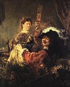 Rembrandt and Saskia in the parable of the Prodigal Son Rembrandt